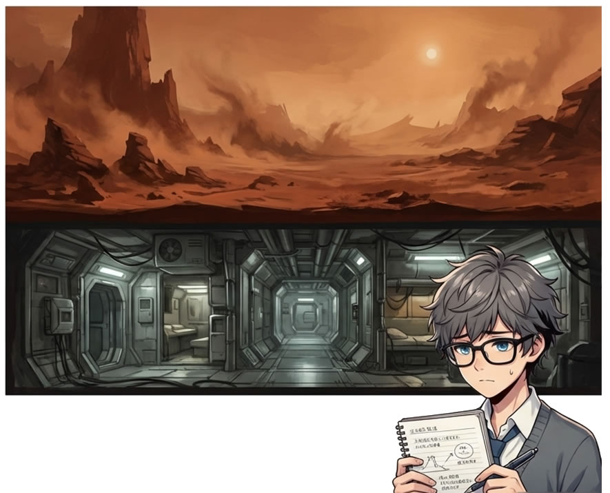 2125年の火星——人類が辿り着いた歪な社会