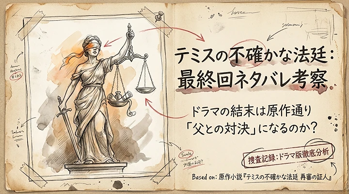 【2026年NHKドラマ】テミスの不確かな法廷 第1話・第2話ネタバレあらすじと最終回結末を原作から考察!