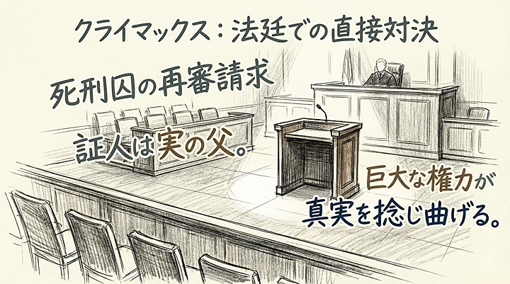 「再審請求」を軸にした感動的なエンディング