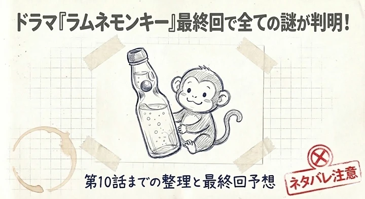 【ネタバレ考察】ラムネモンキー最終回で全ての謎が判明！犯人確定「マチルダの生死と真実の結末」完結編