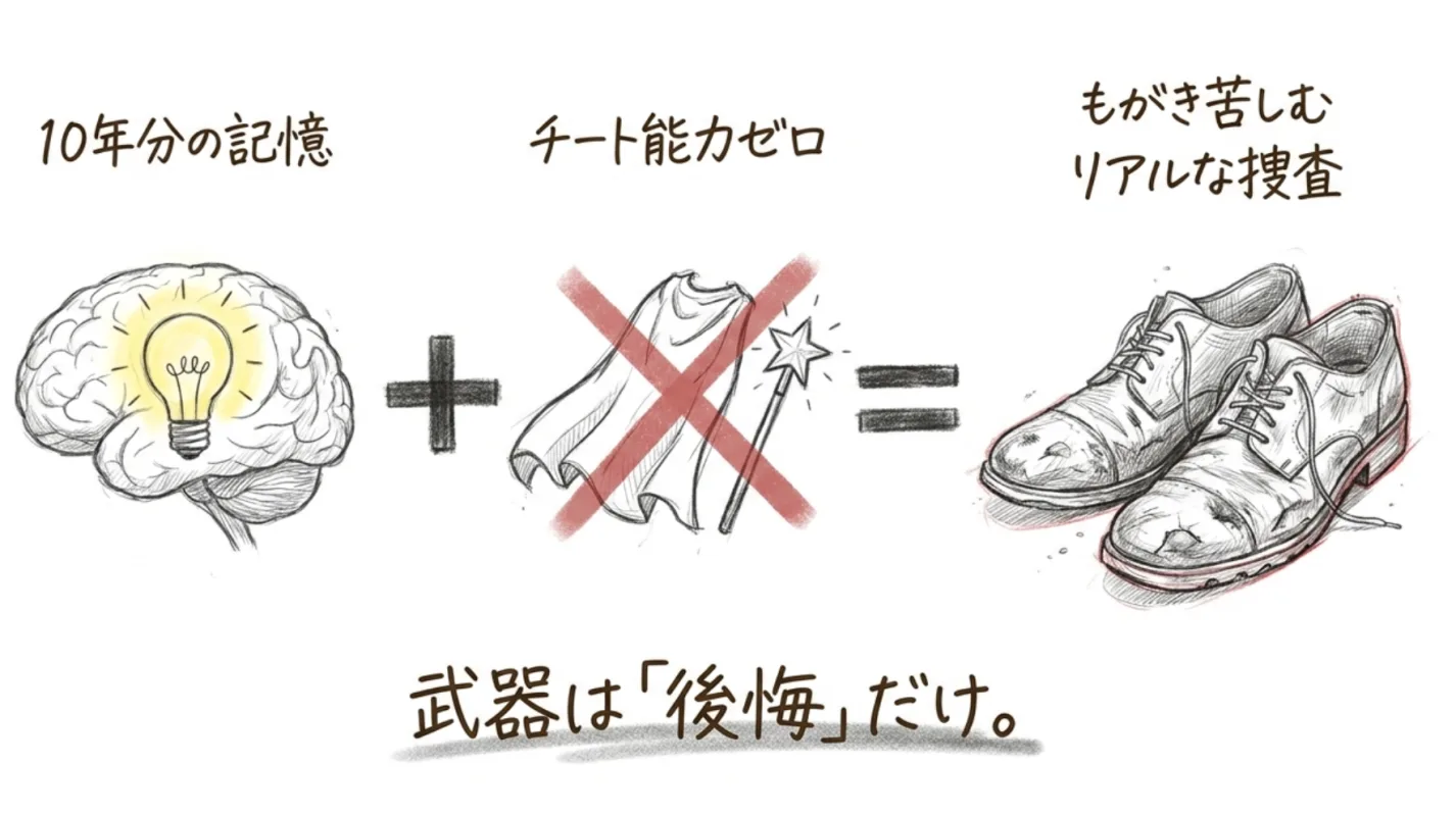 「チート能力ゼロ」武器は後悔だけ