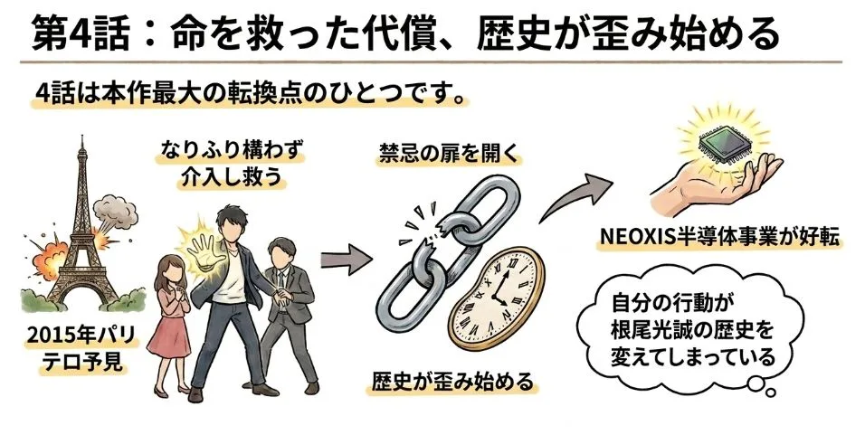 第4話：命を救った代償、歴史が歪み始める