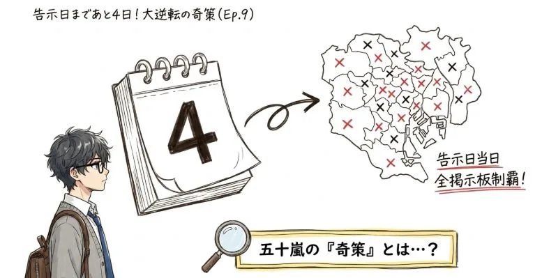 告知日まであと4日!大逆転の奇策
