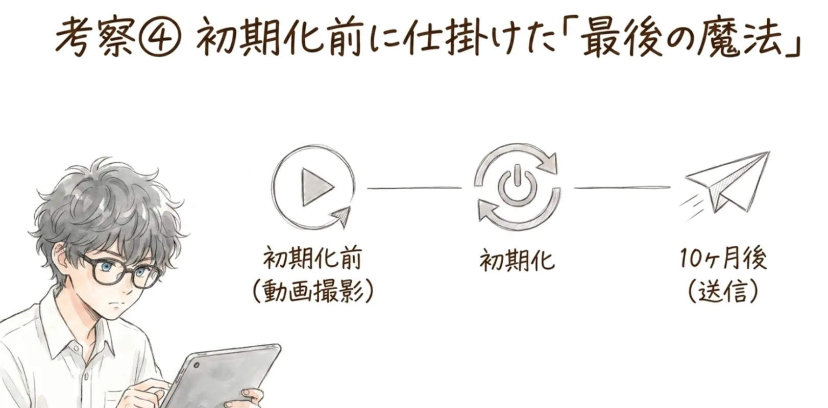 初期化前に仕掛けた最後の魔法