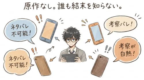 原作なし。誰も結末を知らない。