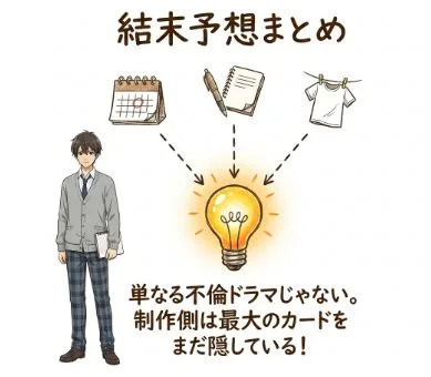 単なる不倫ドラマではなく、最大のカードが隠れている