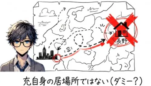 咲子、充の残した長野県の住所へ