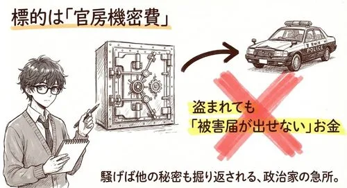 標的は「官房機密費」
